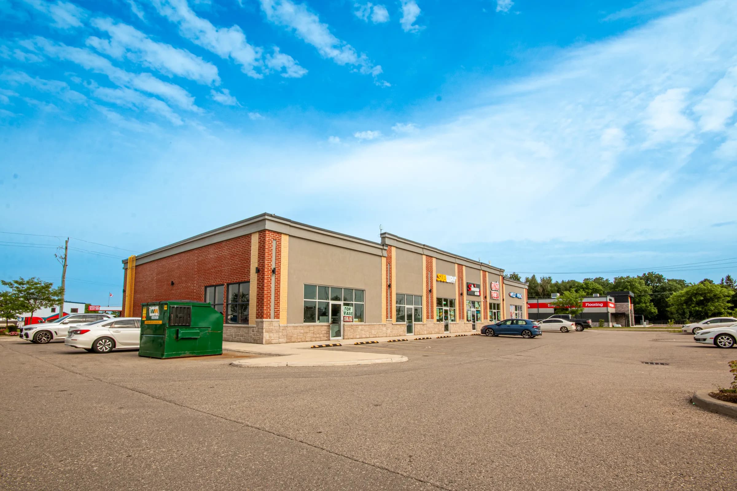 Exterior view of the plaza storefront